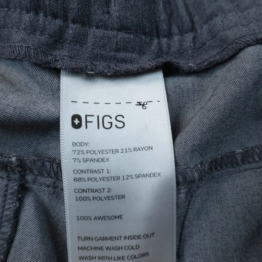 FIGS Pants Mens M Gray Tansen Jogger Scrubs Medical‎ Healthcare Nursing Stretch